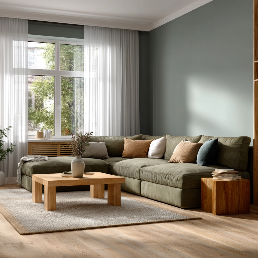 Sage Green Living Room Ideas 53