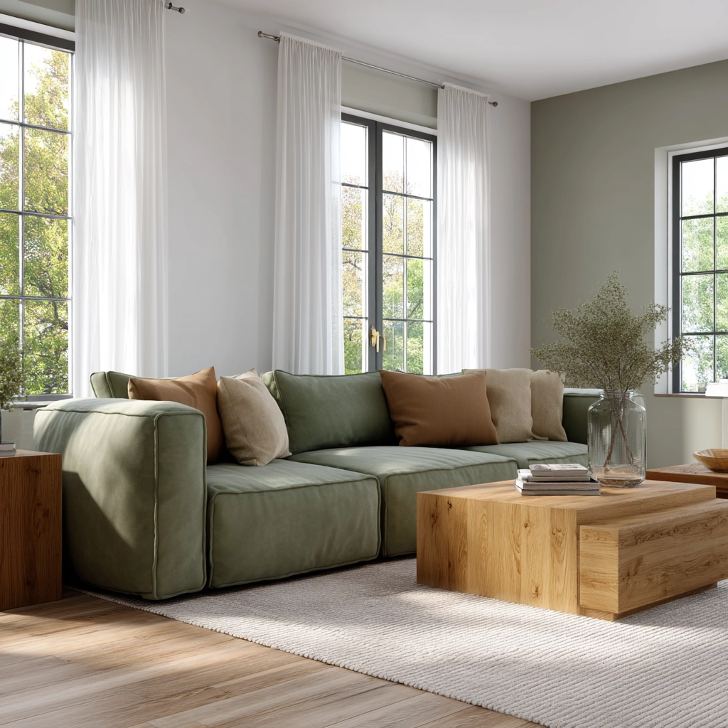 Sage Green Living Room Ideas 54