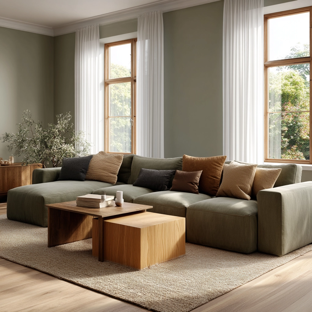 Sage Green Living Room Ideas 56