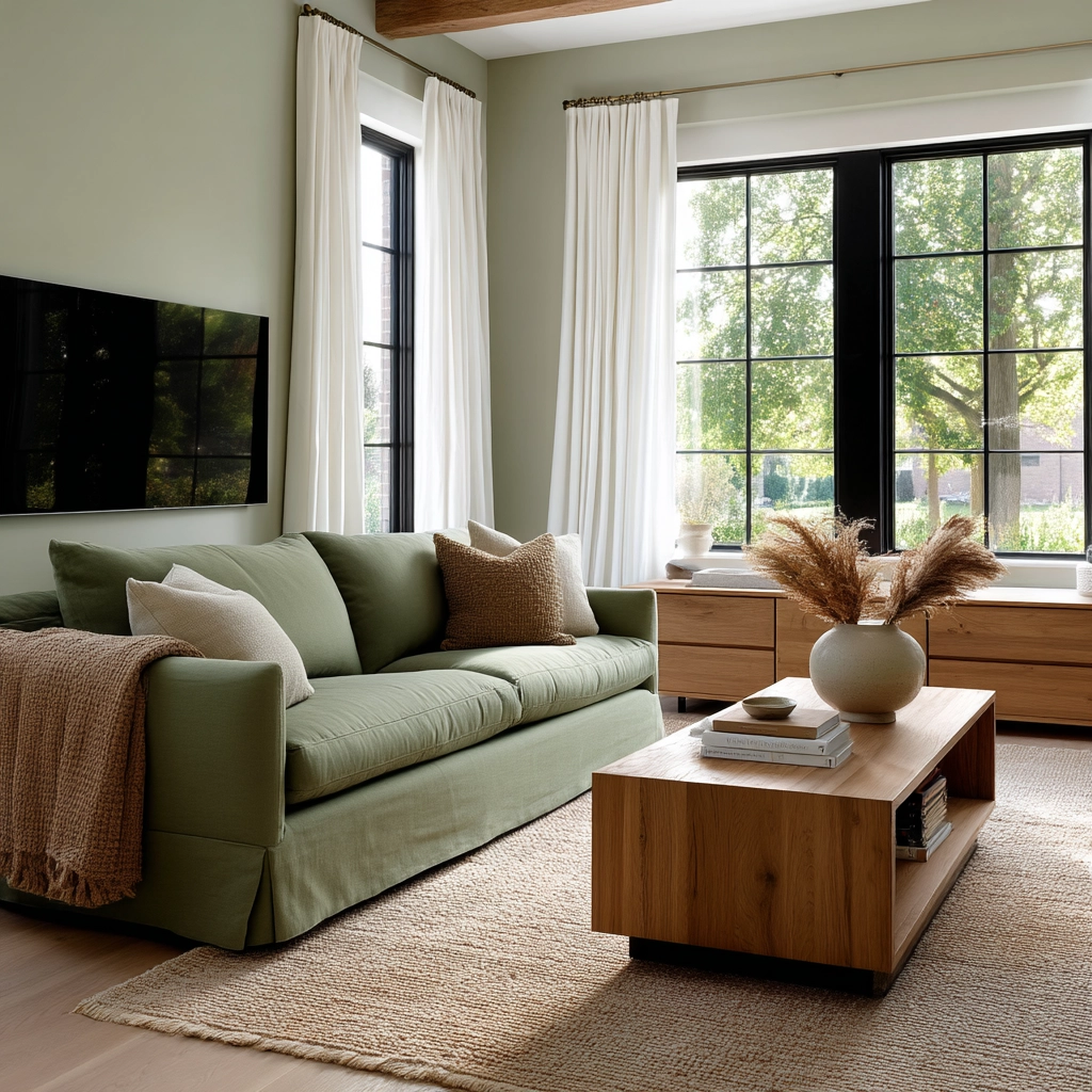 Sage Green Living Room Ideas 62