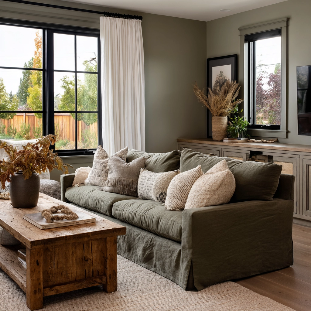 Sage Green Living Room Ideas 69