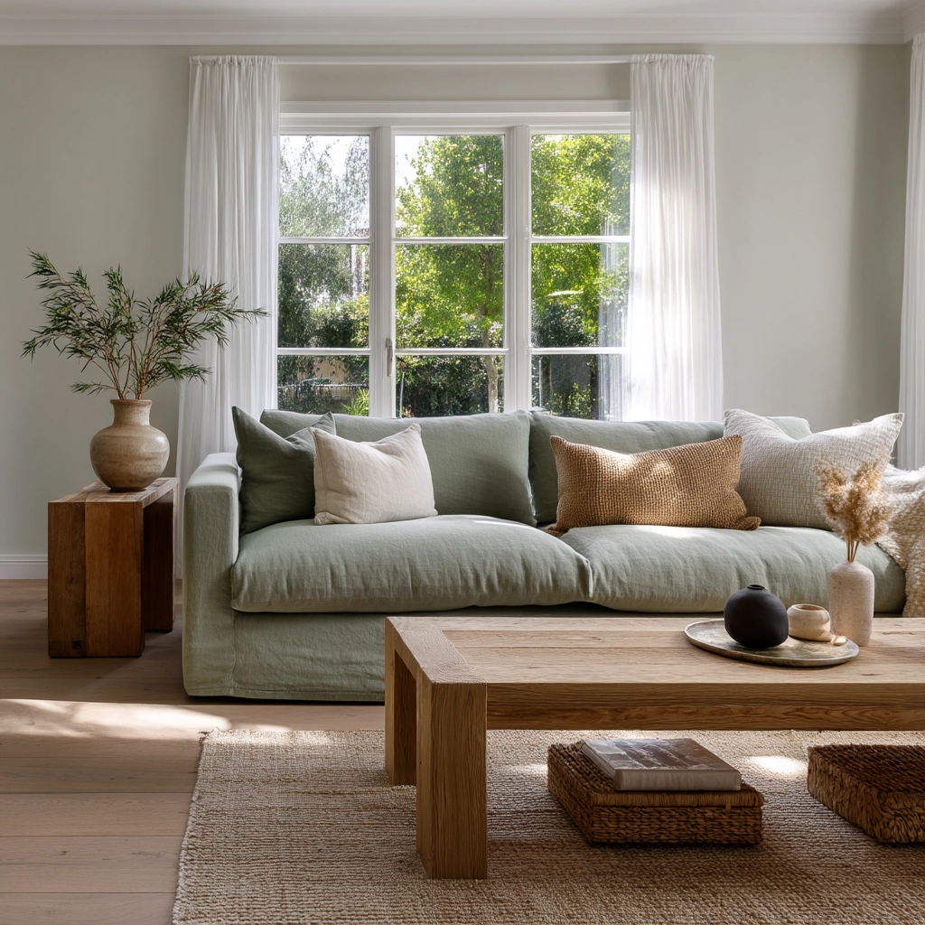 Sage Green Living Room Ideas 74