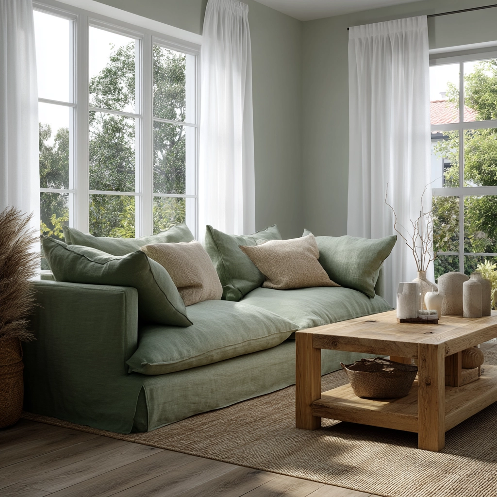 Sage Green Living Room Ideas 76