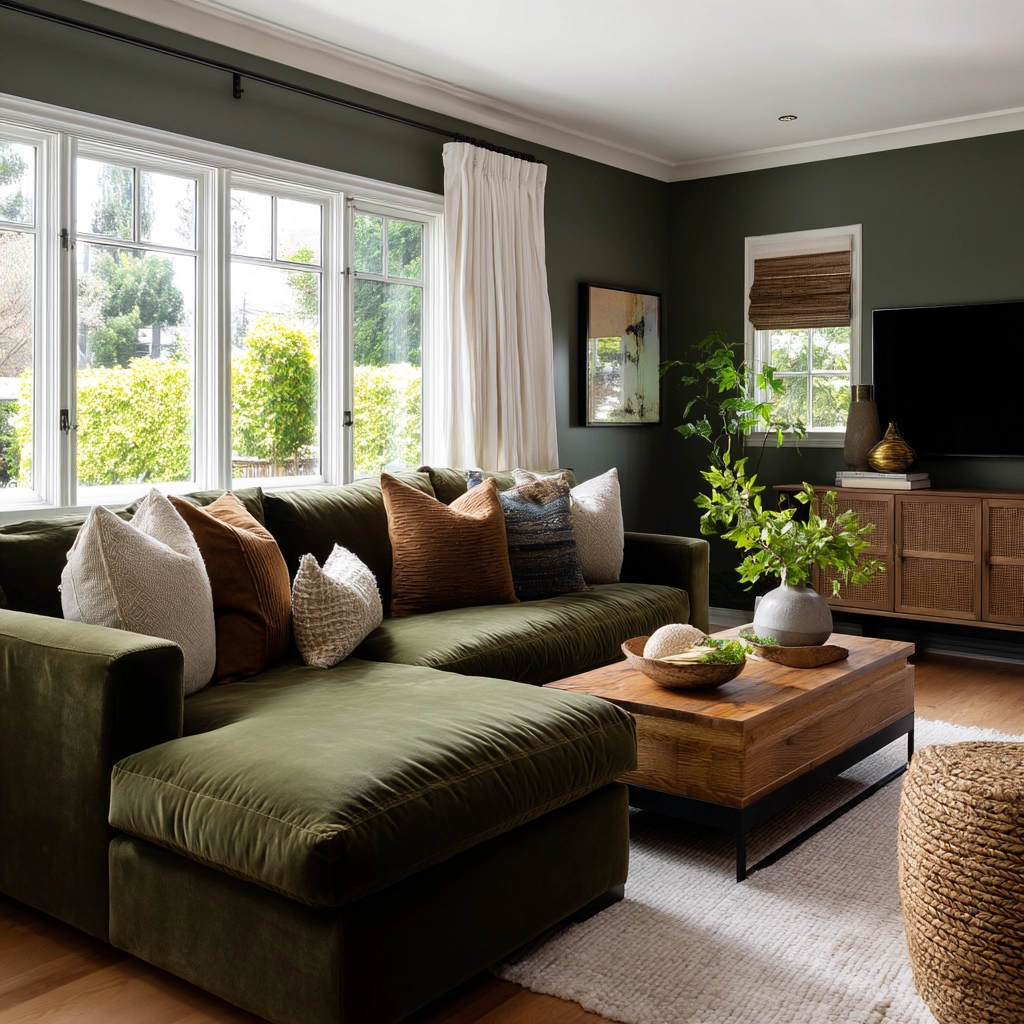 Sage Green Living Room Ideas 77