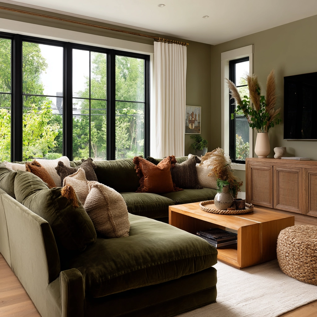 Sage Green Living Room Ideas 78