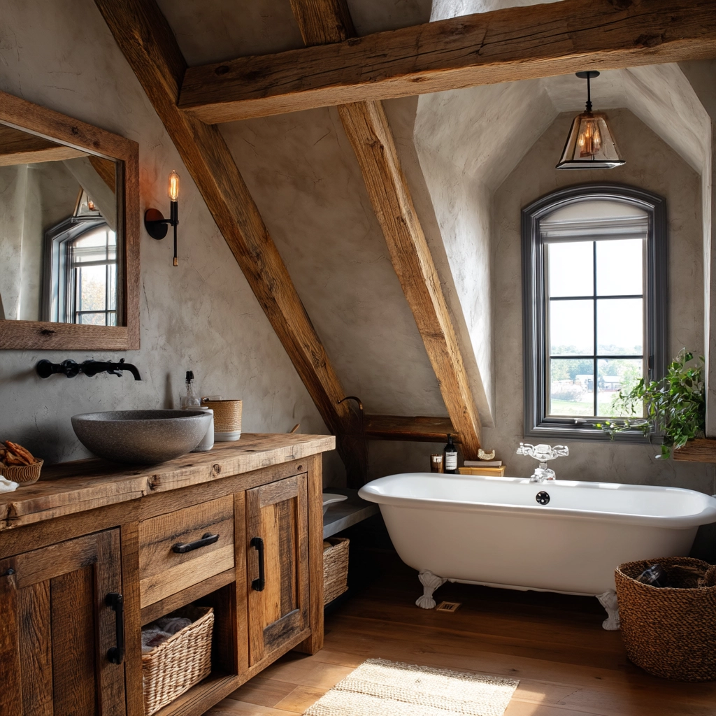 Small Attic Bathroom 11