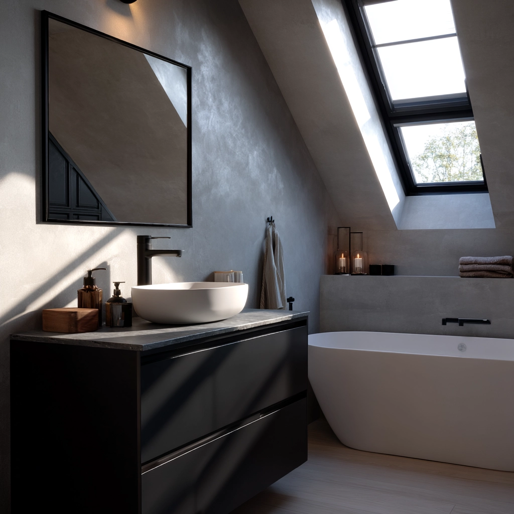 Small Attic Bathroom 15