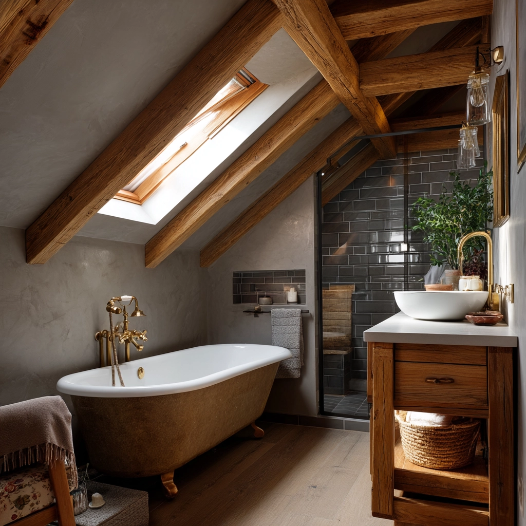 Small Attic Bathroom 3