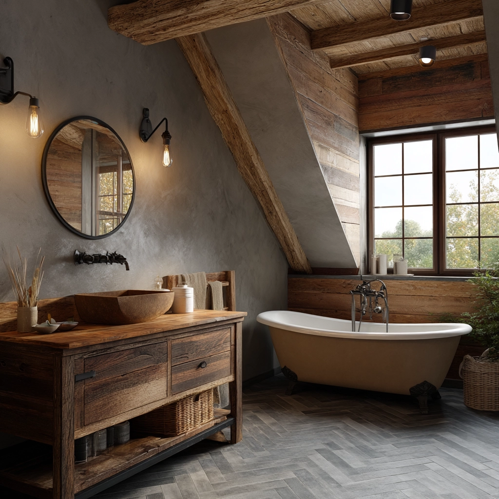 Small Attic Bathroom 33