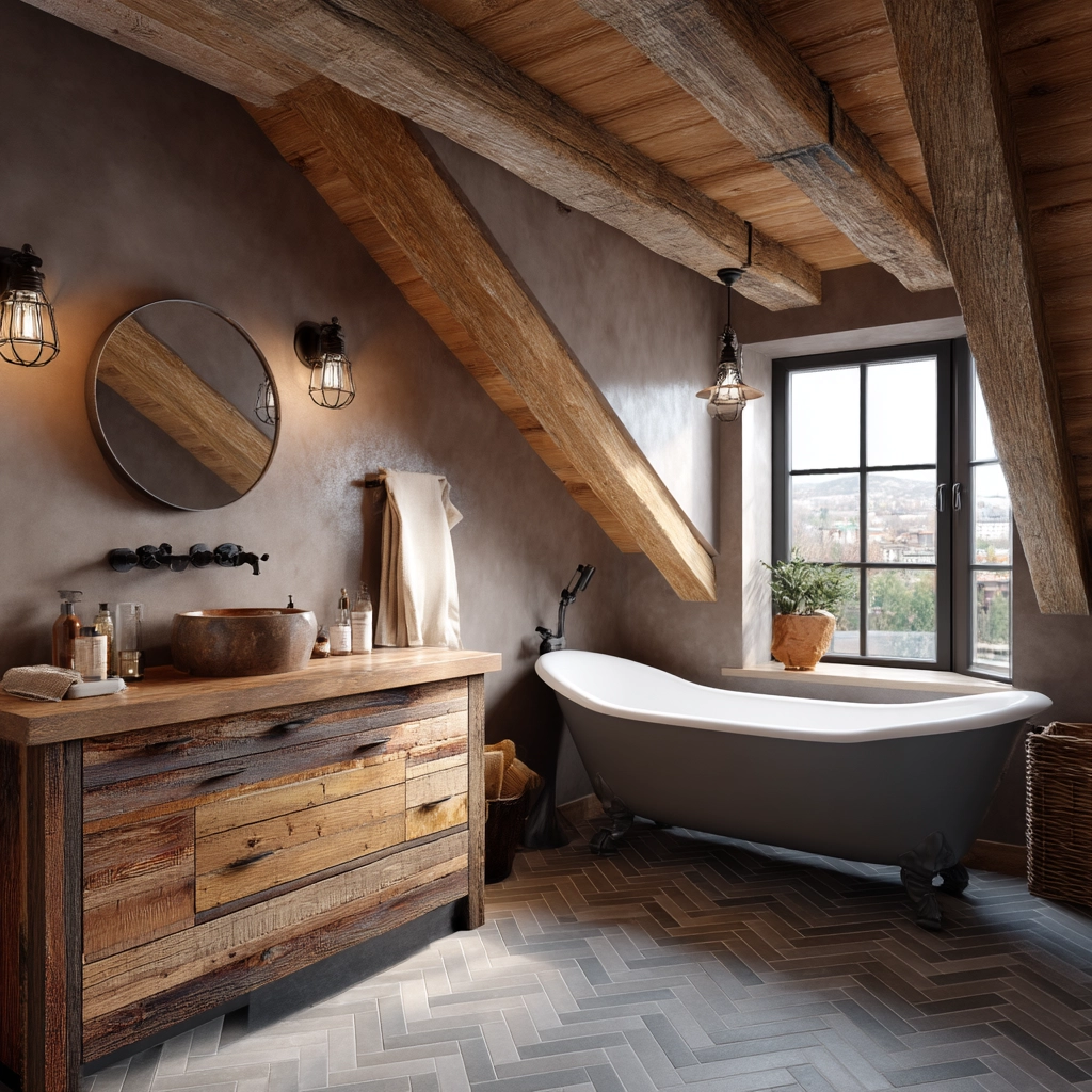 Small Attic Bathroom 41
