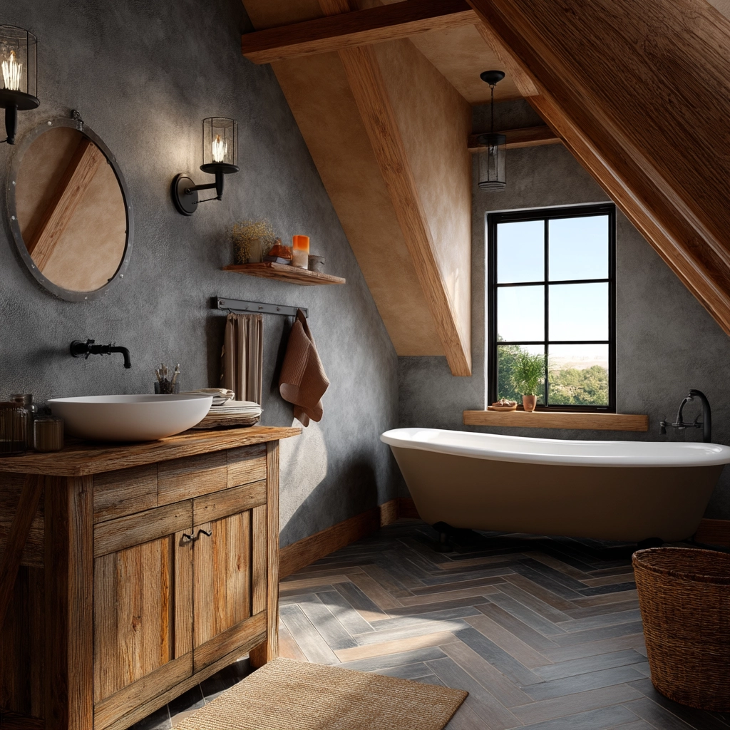 Small Attic Bathroom 57