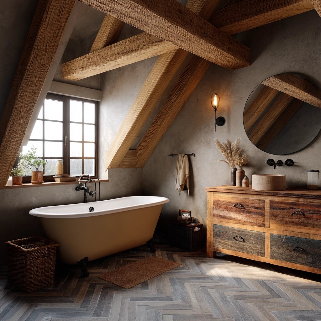 Small Attic Bathroom 66
