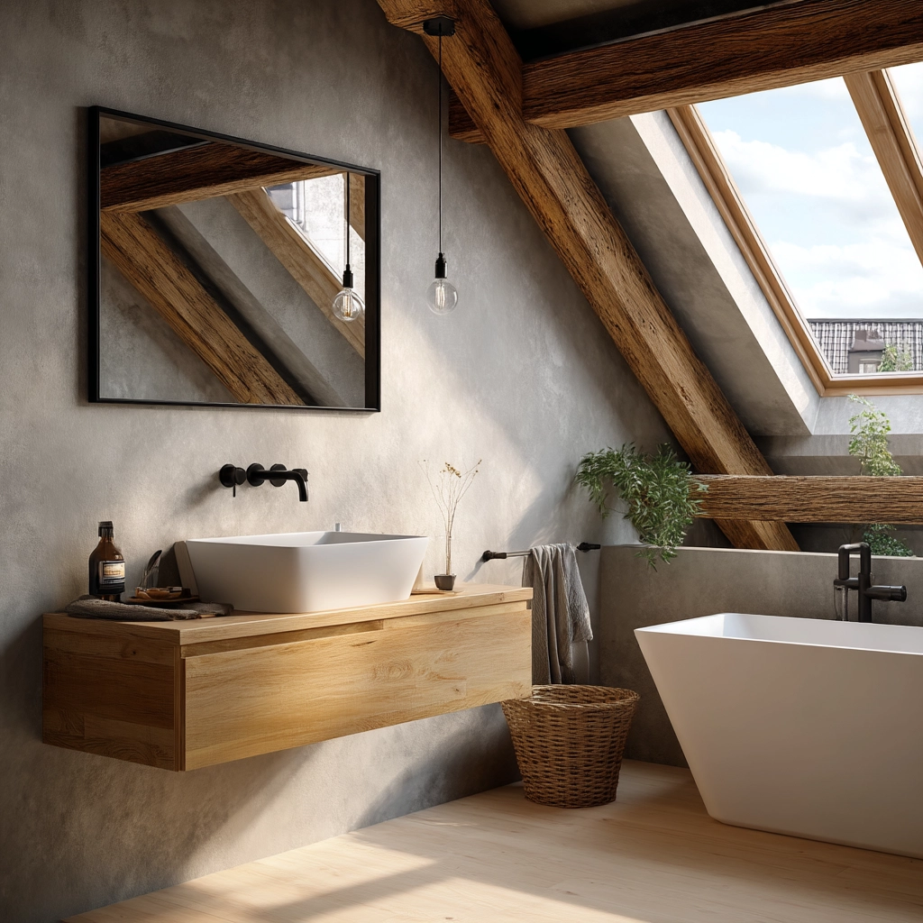 Small Attic Bathroom 78