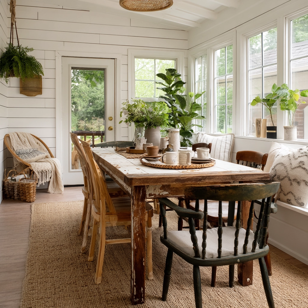 Sunroom Dining Room Ideas 66