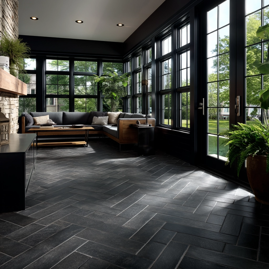 Sunroom Flooring Ideas 11