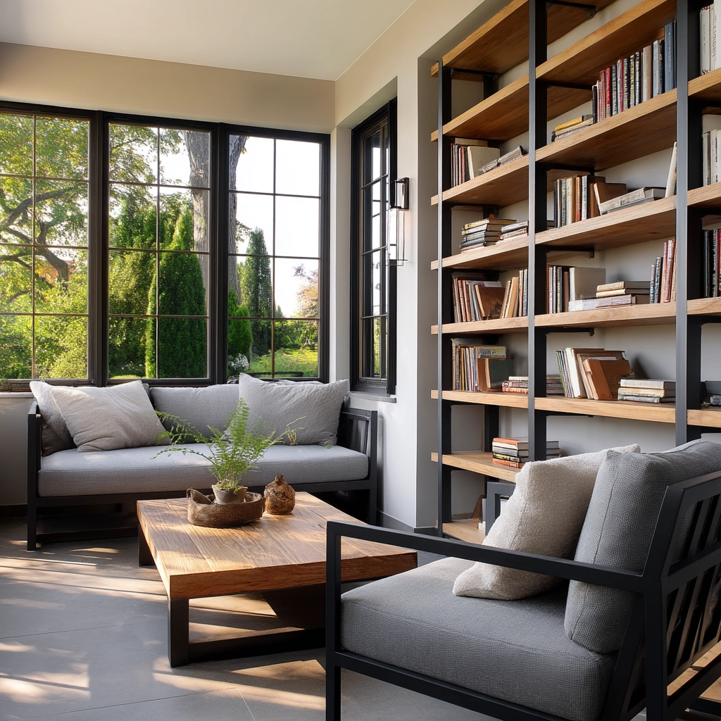 Sunroom Library 37