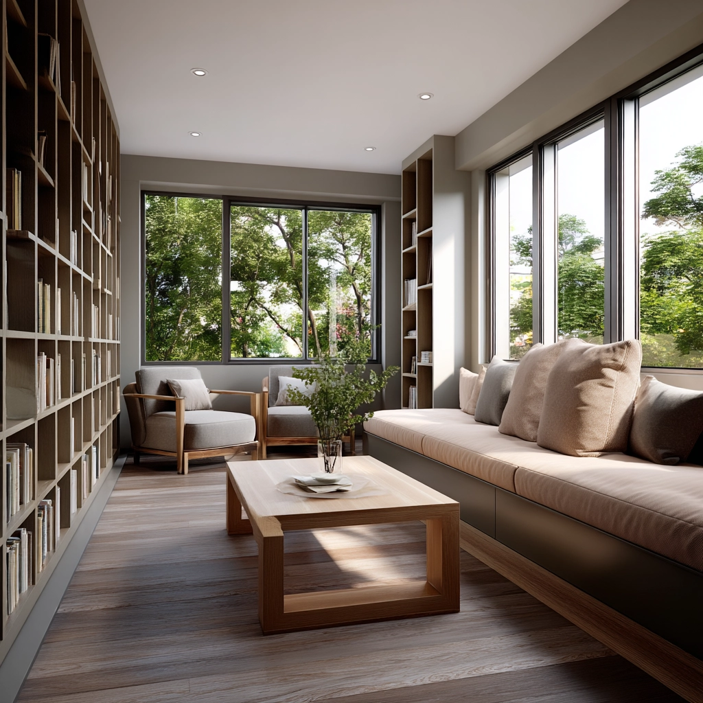 Sunroom Library 62