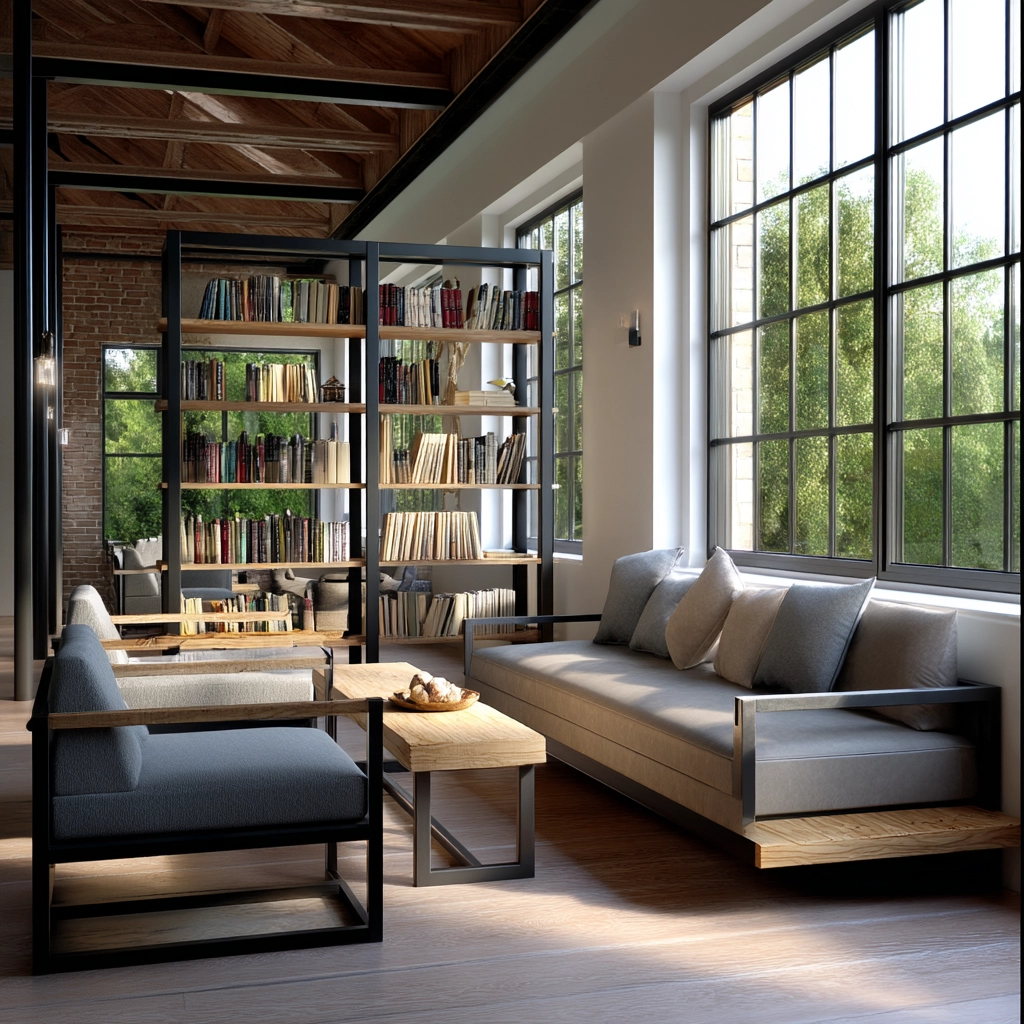 Sunroom Library 77