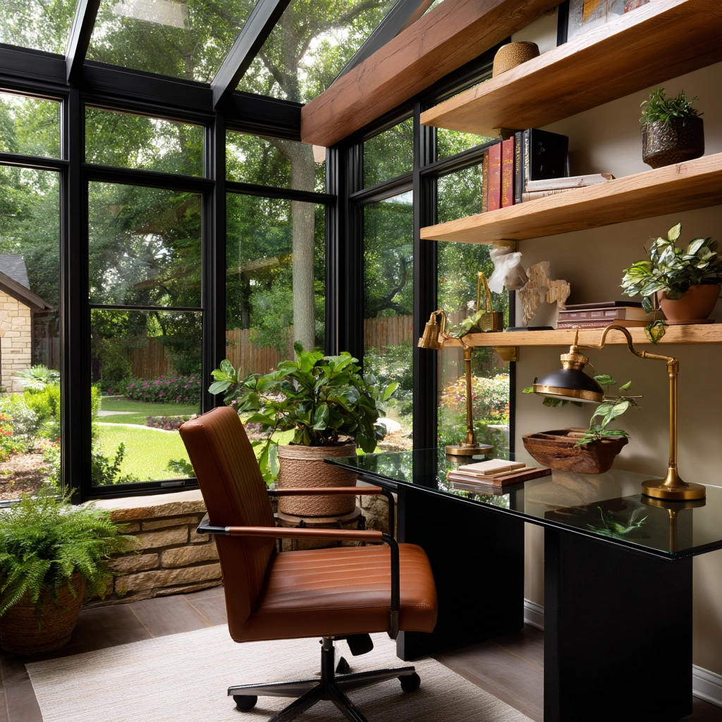 Sunroom Office Ideas 15