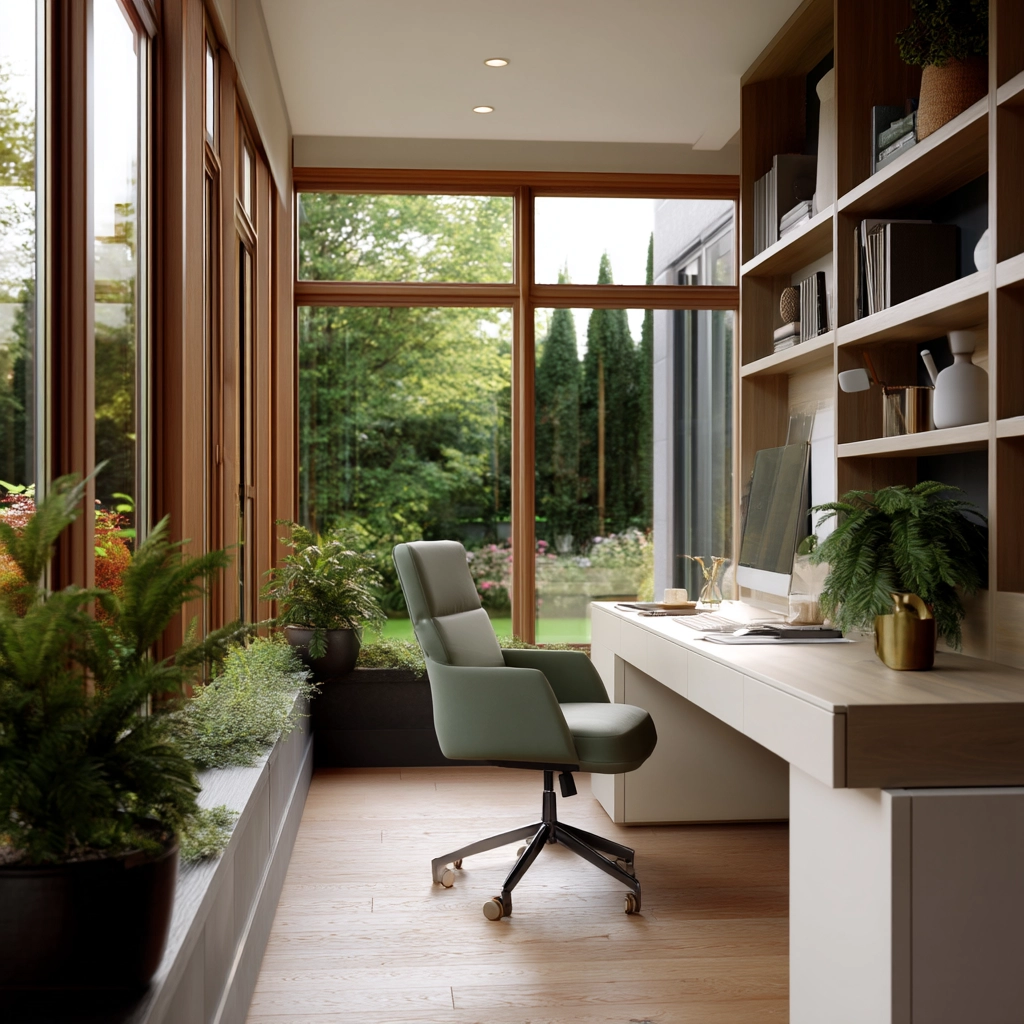 Sunroom Office Ideas 17
