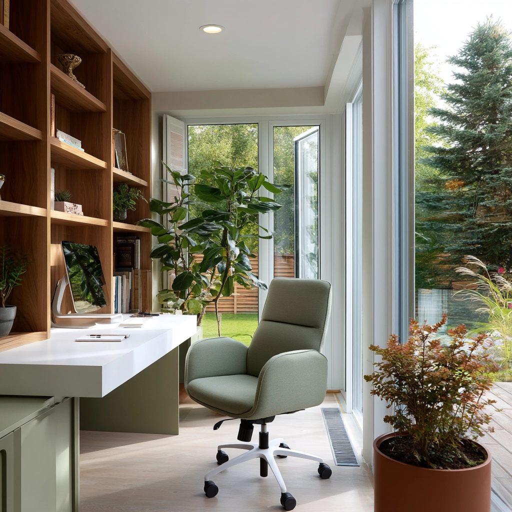 Sunroom Office Ideas 19