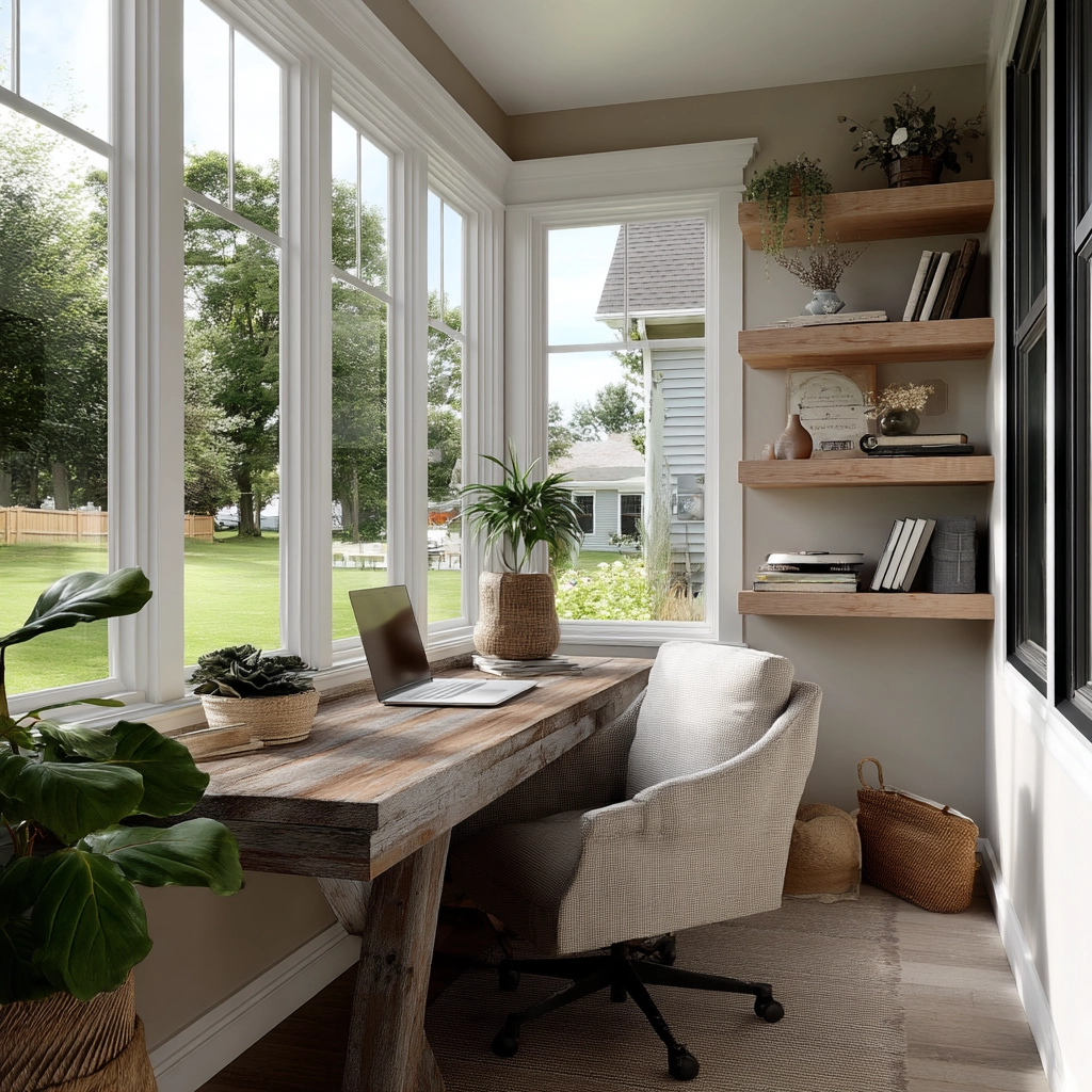 Sunroom Office Ideas 24