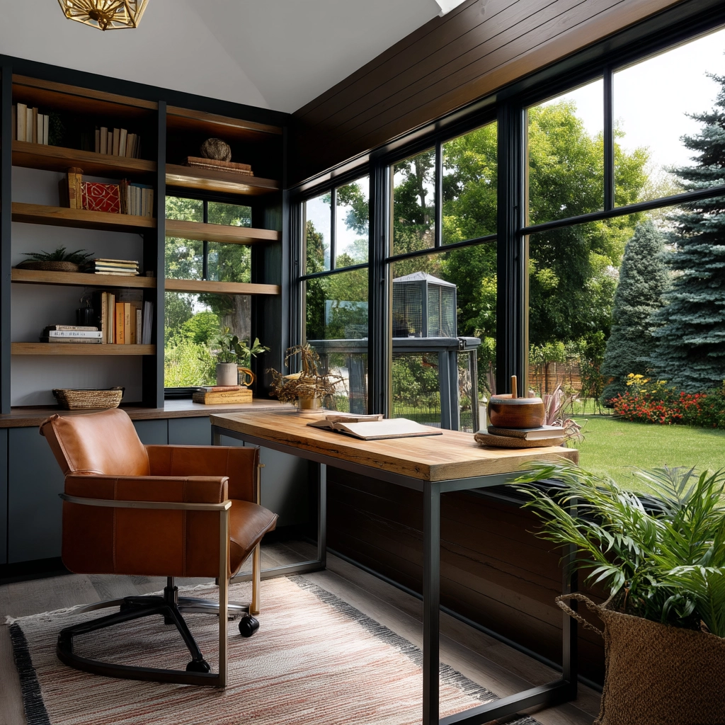 Sunroom Office Ideas 29