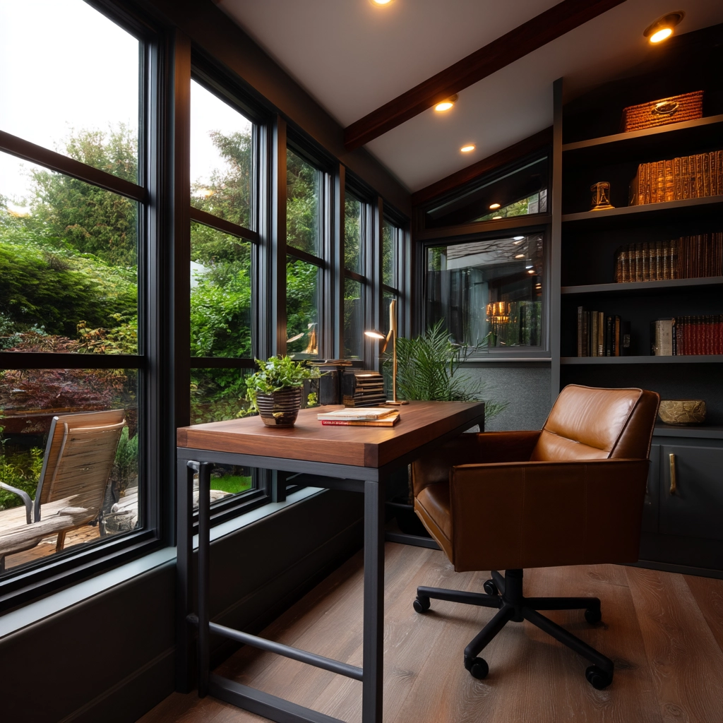 Sunroom Office Ideas 30