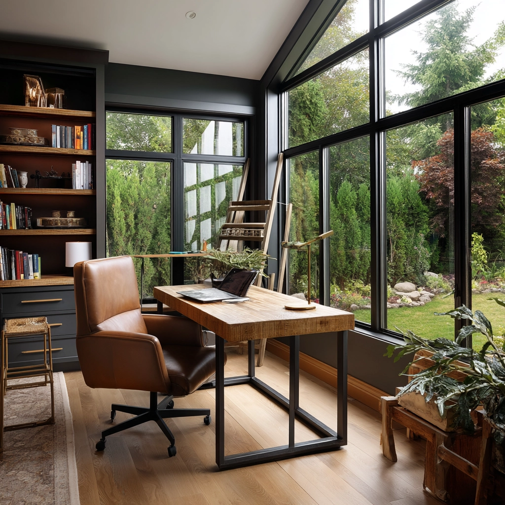 Sunroom Office Ideas 31