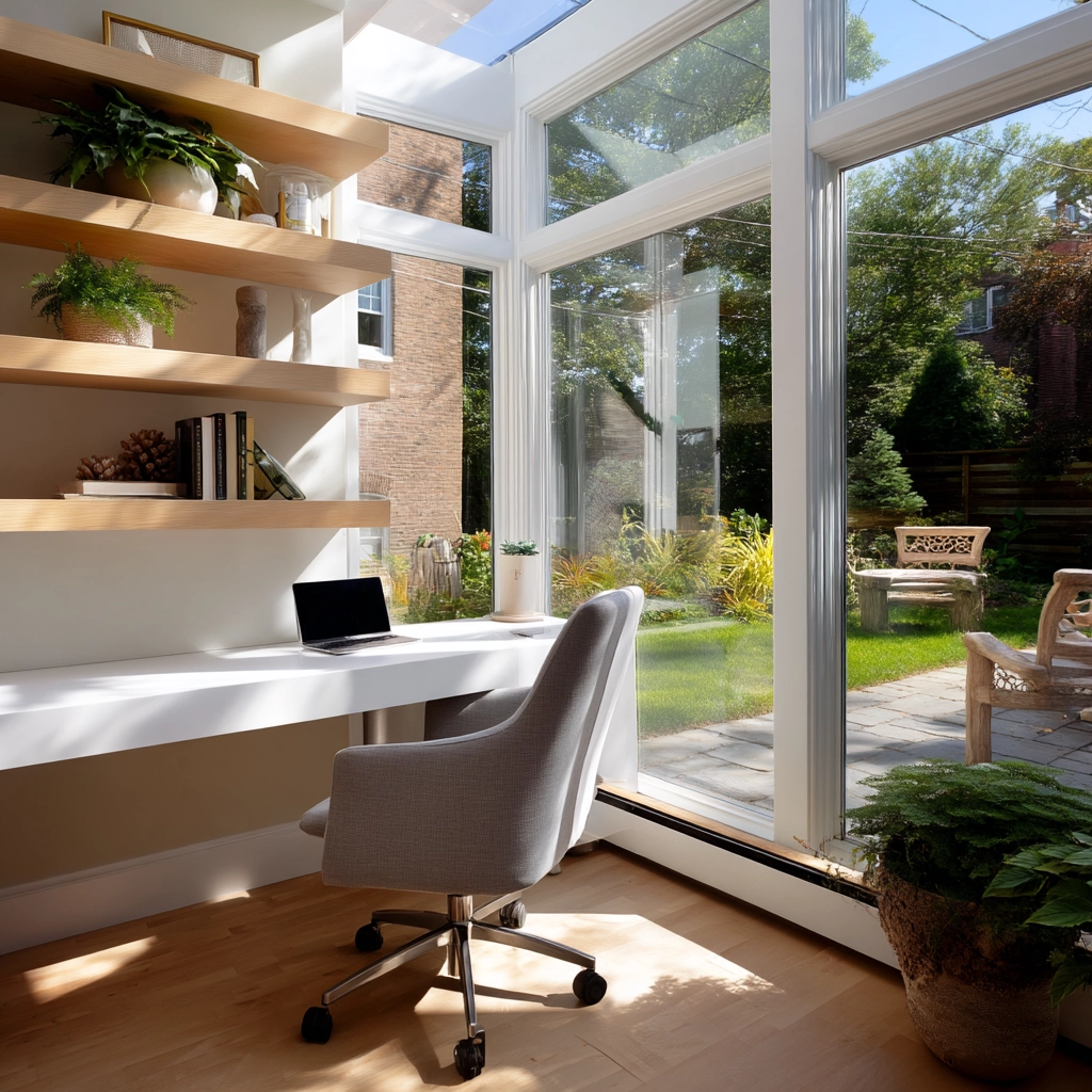 Sunroom Office Ideas 38