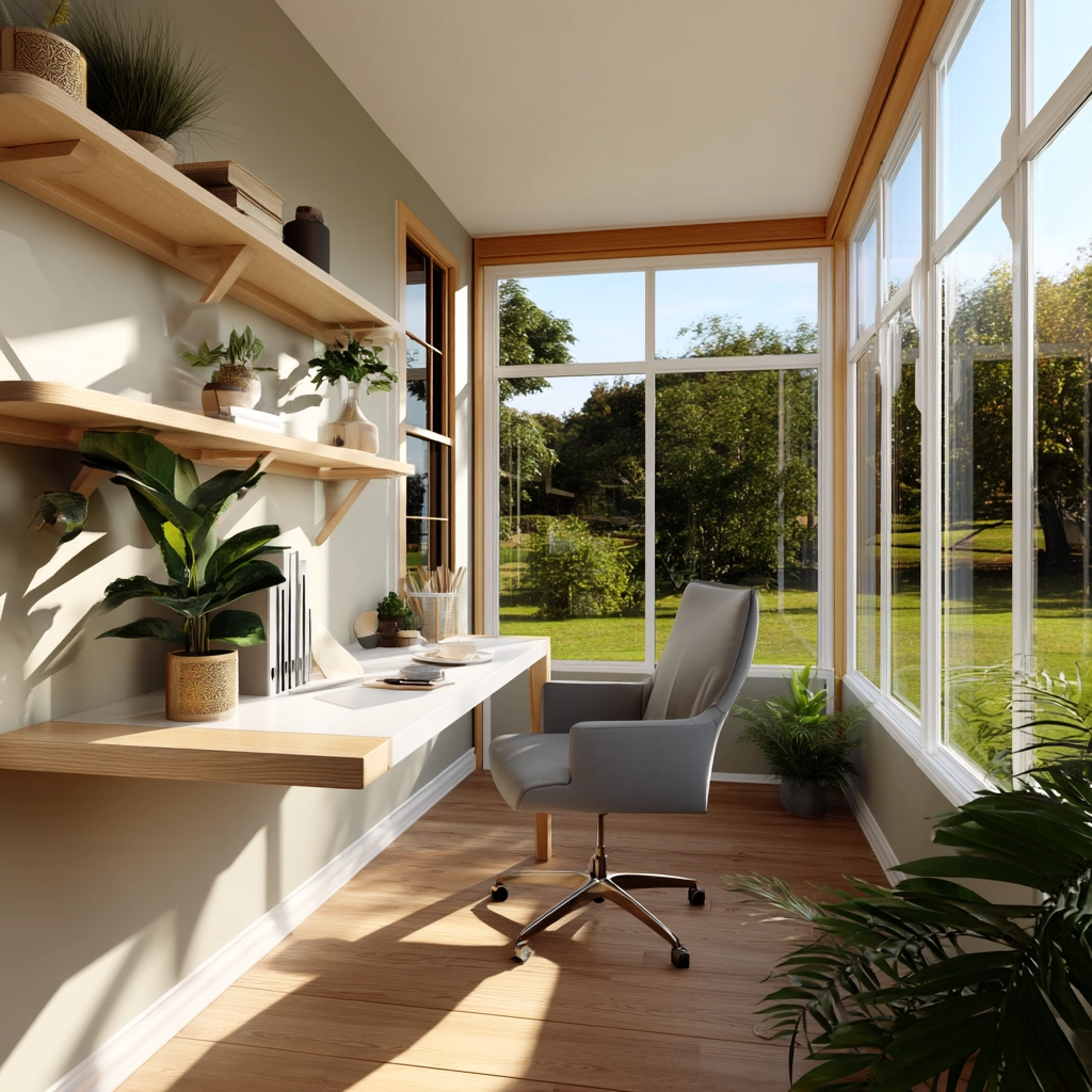 Sunroom Office Ideas 40