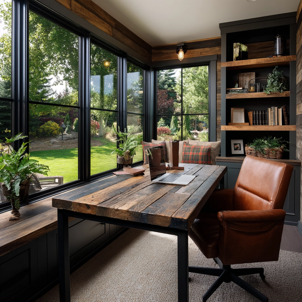 Sunroom Office Ideas 44