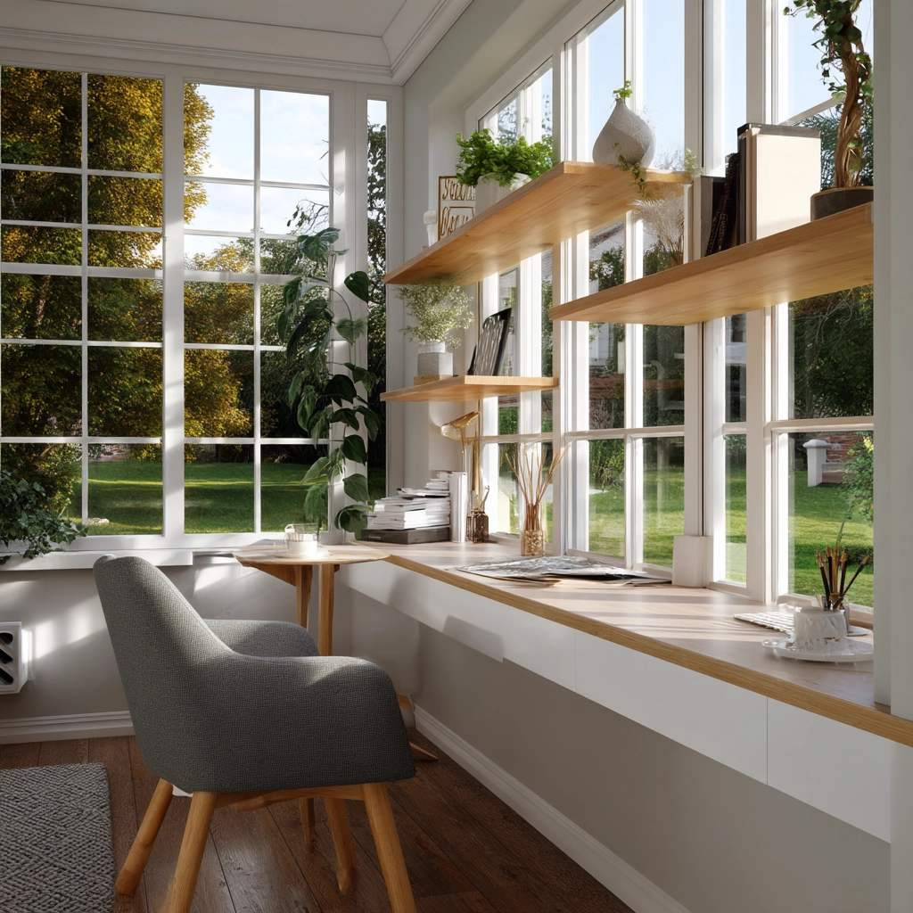Sunroom Office Ideas 47