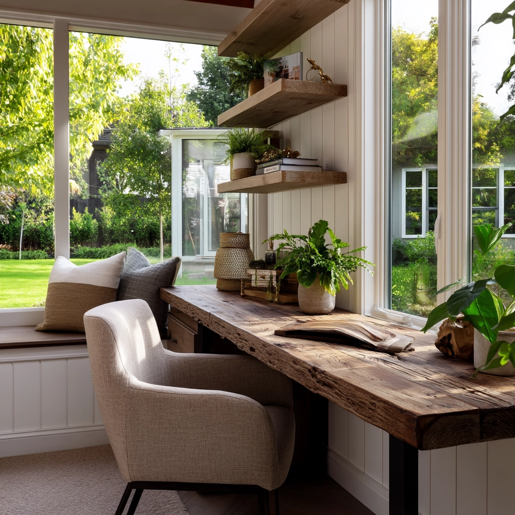 Sunroom Office Ideas 54