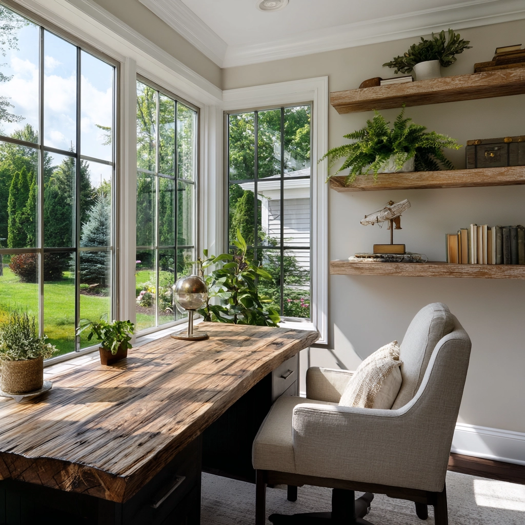 Sunroom Office Ideas 55