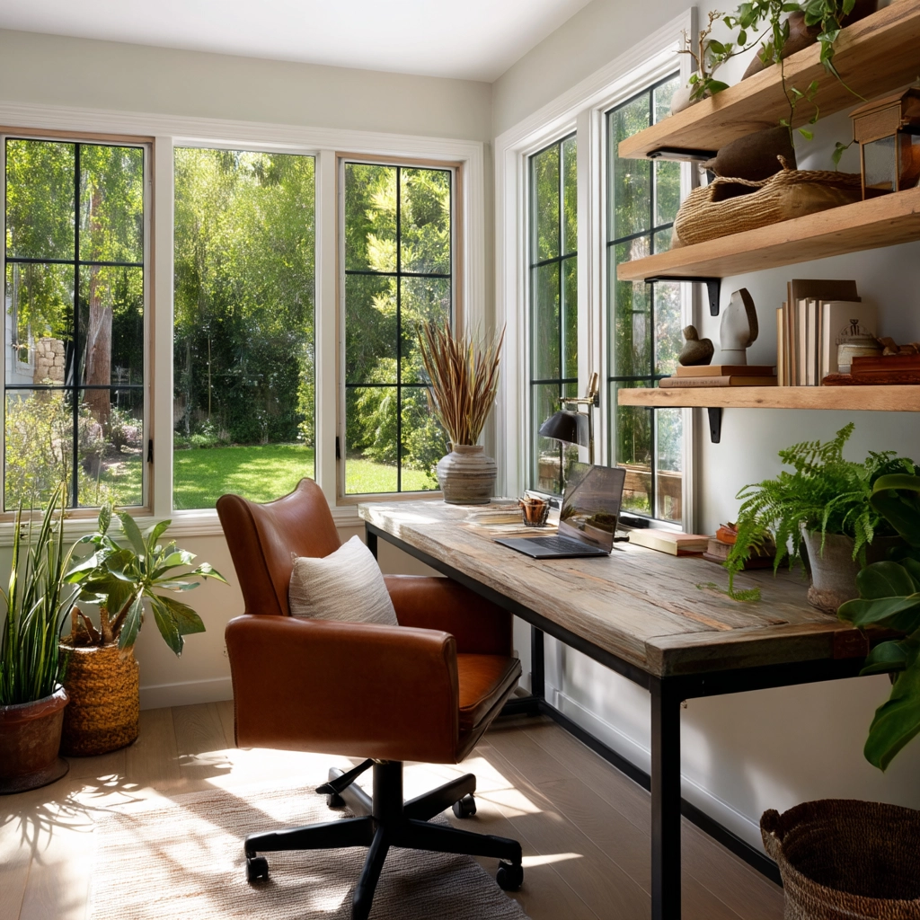 Sunroom Office Ideas 66
