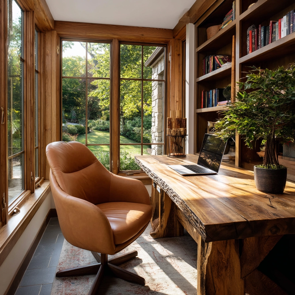 Sunroom Office Ideas 7