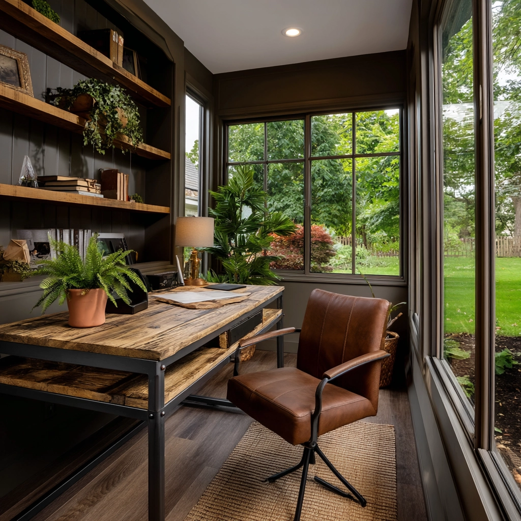 Sunroom Office Ideas 73