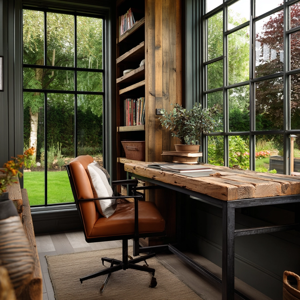 Sunroom Office Ideas 76