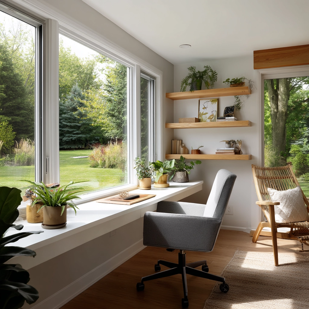 Sunroom Office Ideas 78