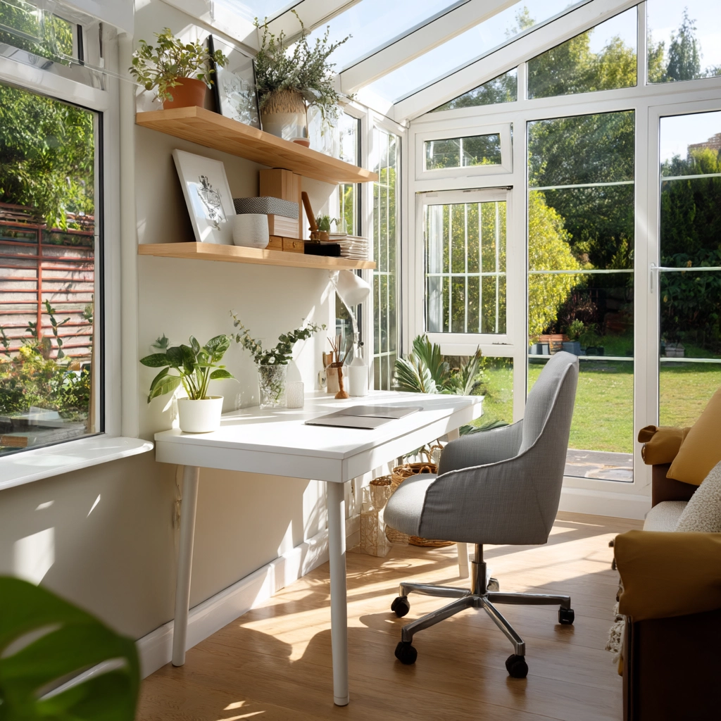 Sunroom Office Ideas 80