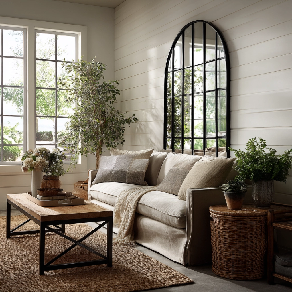 Wall Mirror Ideas Living Room 16