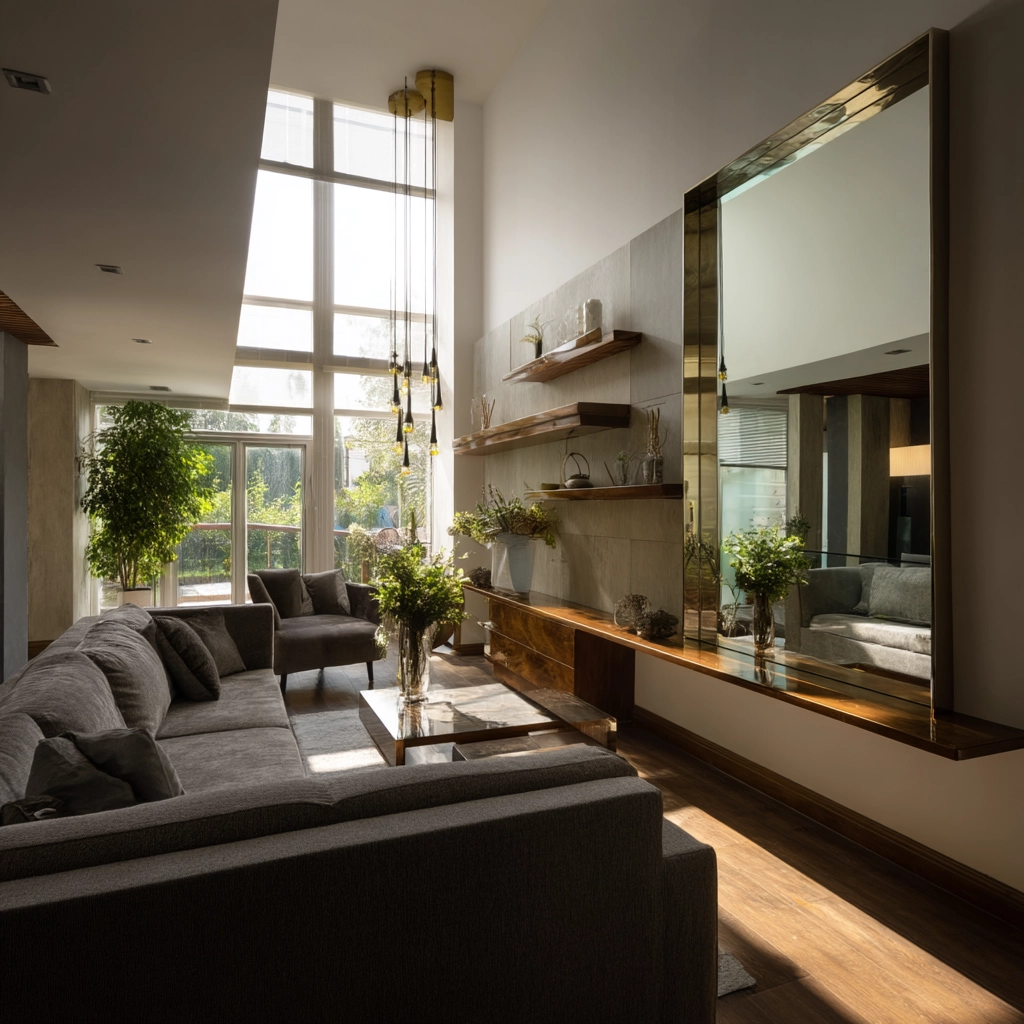 Wall Mirror Ideas Living Room 2