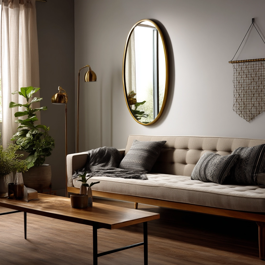 Wall Mirror Ideas Living Room 34