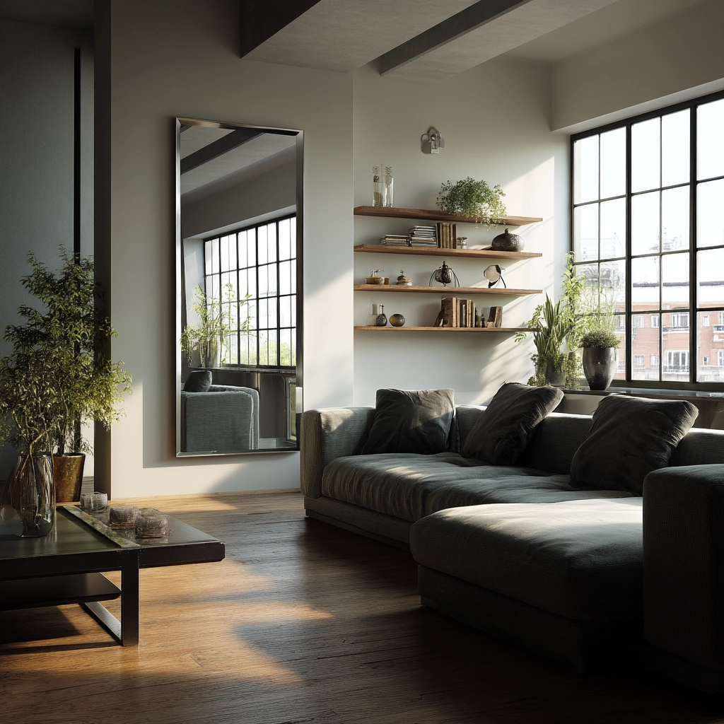 Wall Mirror Ideas Living Room 4