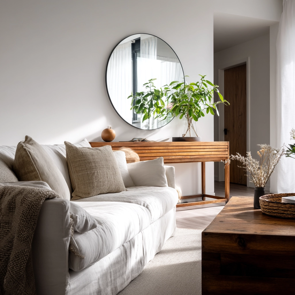 Wall Mirror Ideas Living Room 47