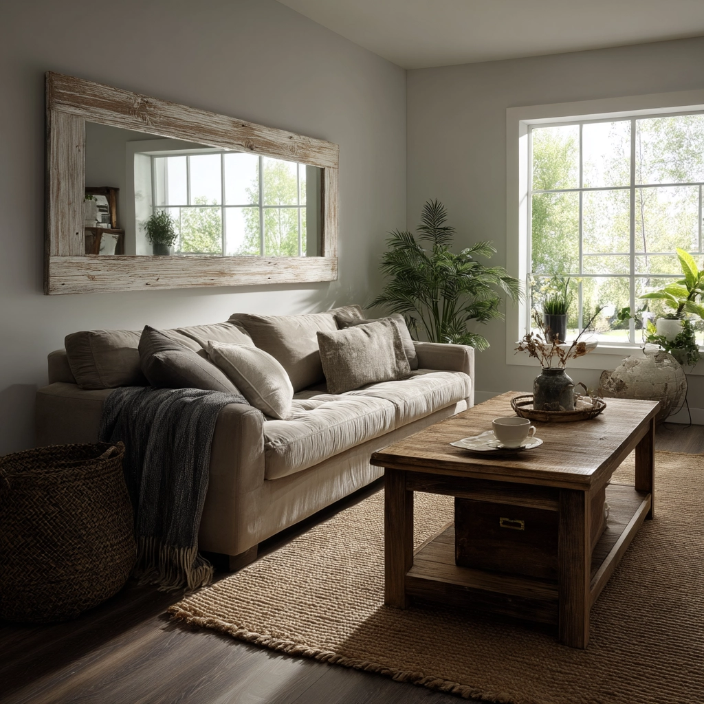 Wall Mirror Ideas Living Room 50