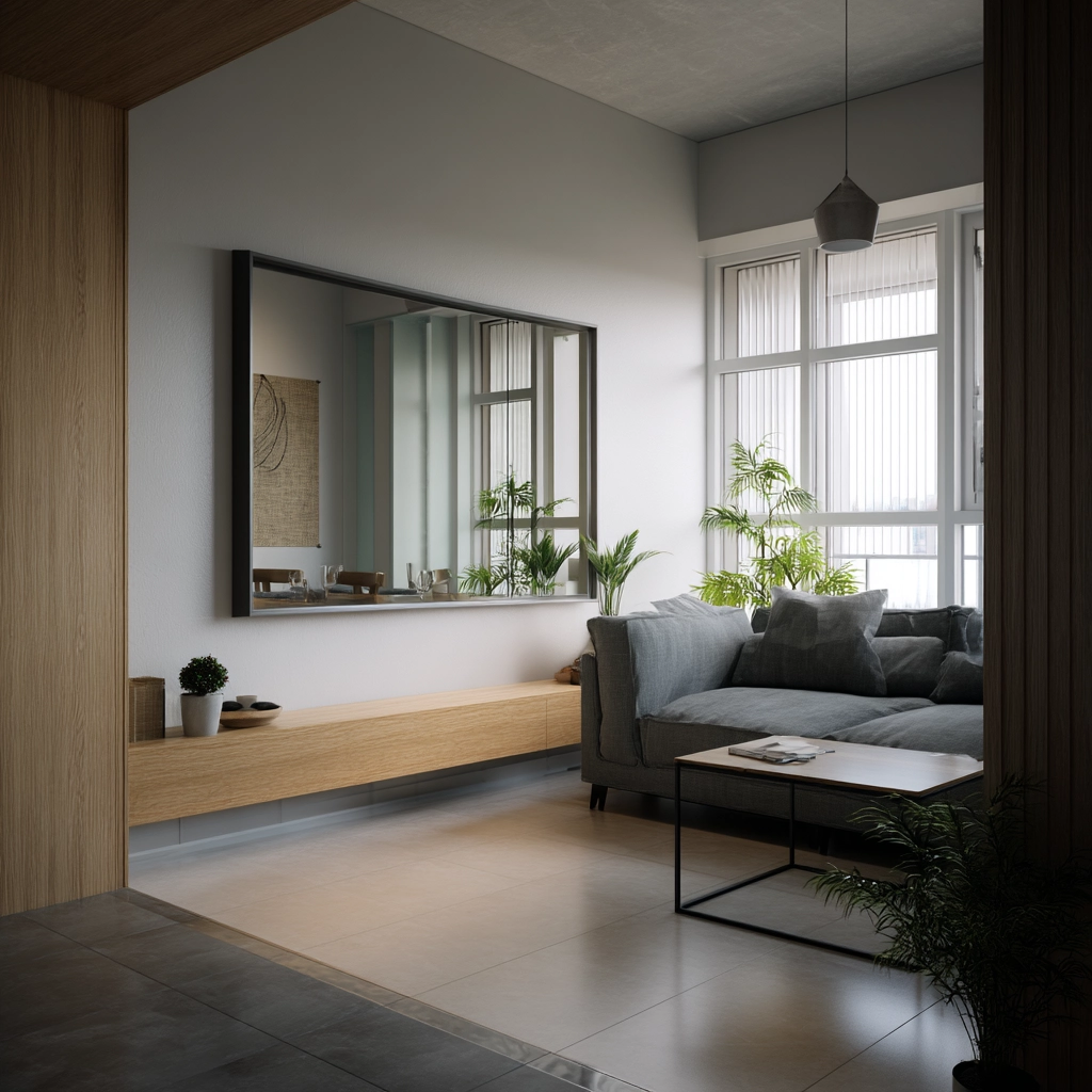 Wall Mirror Ideas Living Room 57