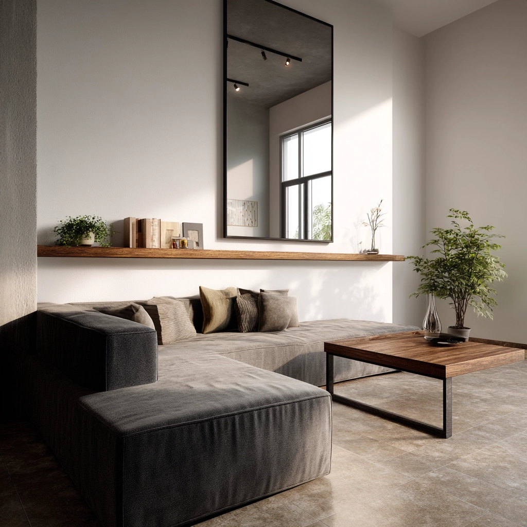 Wall Mirror Ideas Living Room 59