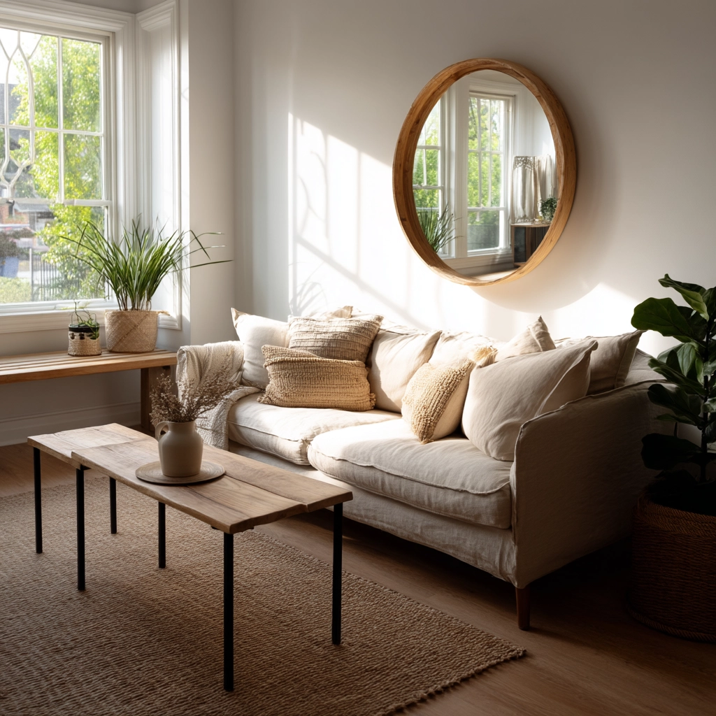 Wall Mirror Ideas Living Room 7